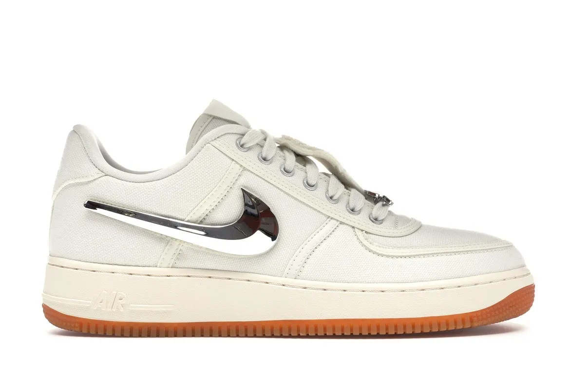 Фото № 1 с приближением к товару «‎Nike Air Force 1 Low Travis Scott Sail»