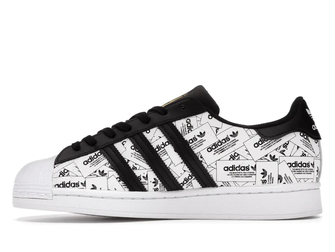 Фото № 3 с приближением к товару «‎adidas Superstar Reflective All-Over Print»