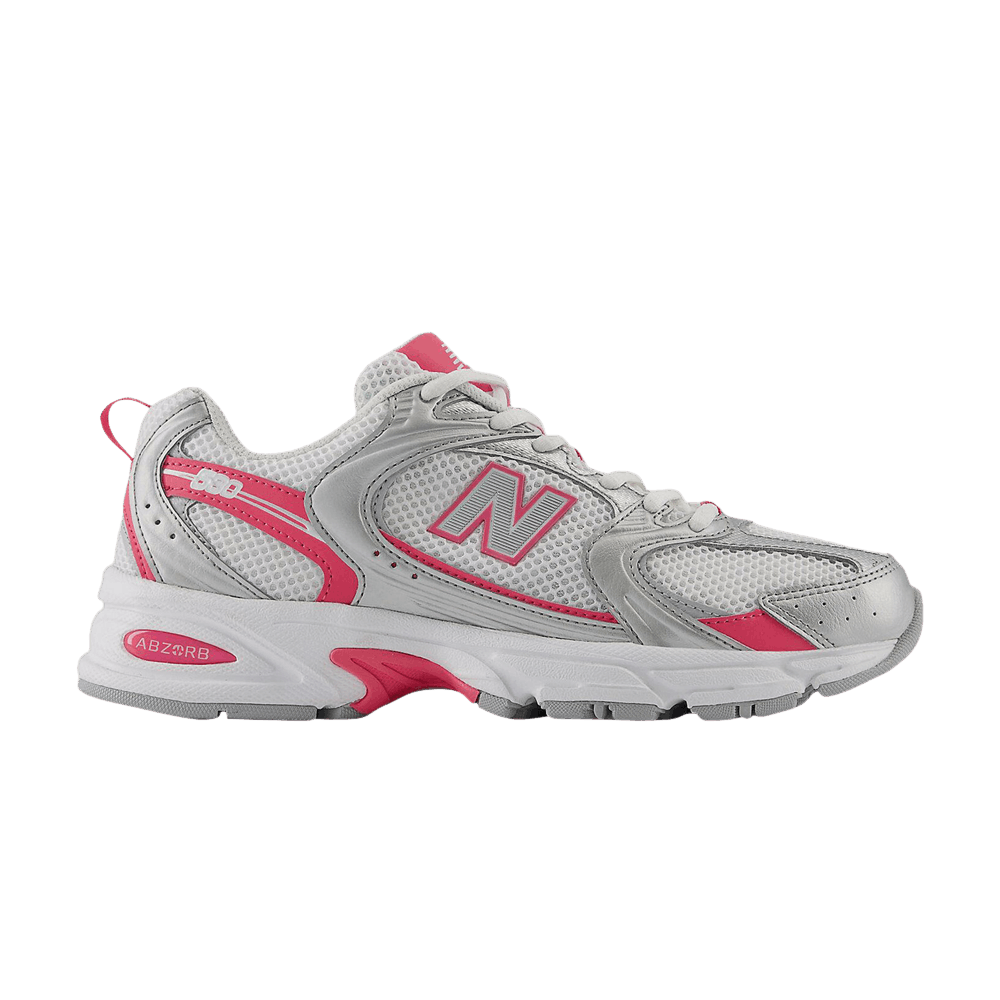 New Balance 530 Silver Metallic Dragon Berry