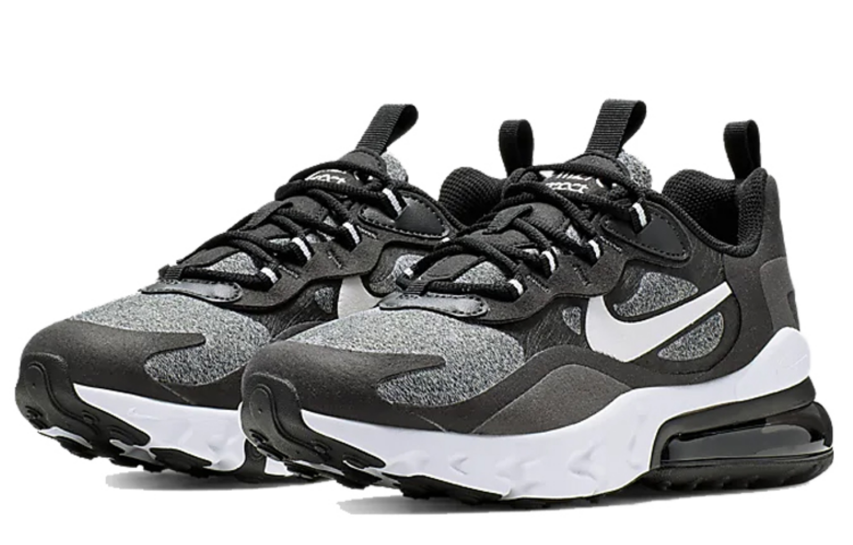 Фото № 3 с приближением к товару «‎Nike Air Max 270 React GS 'Black'»