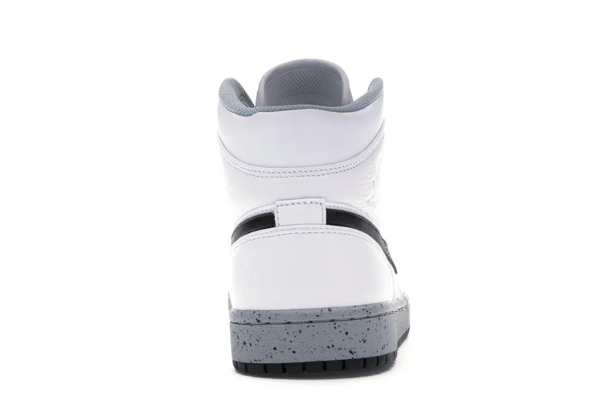 Фото № 4 с приближением к товару «‎Jordan 1 Mid White Cement»