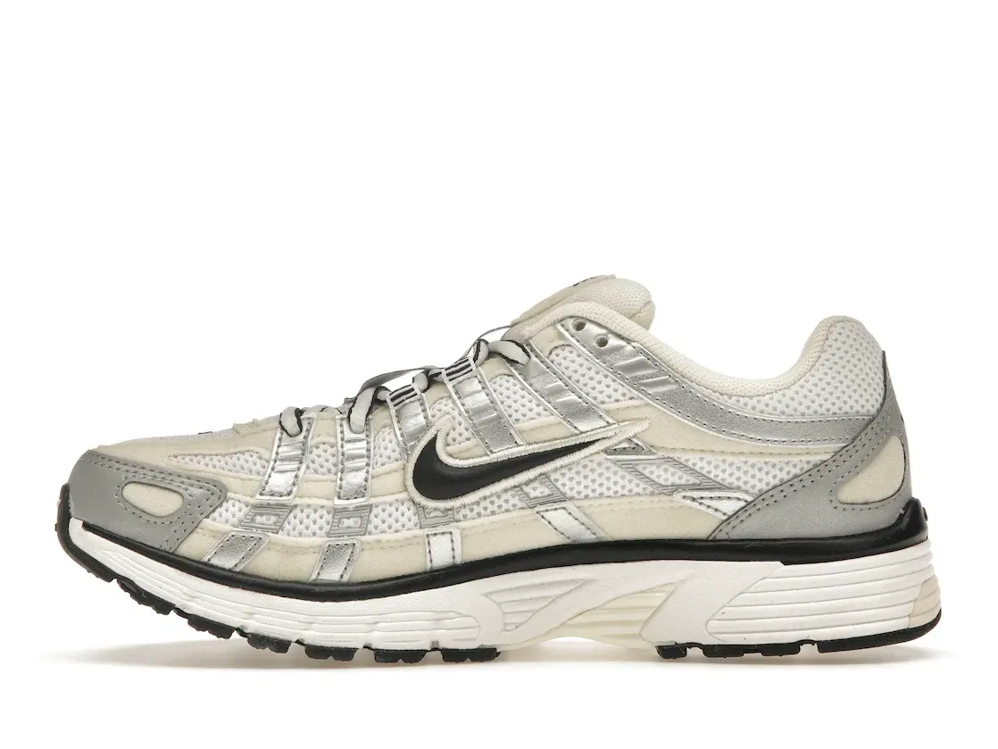Фото № 3 с приближением к товару «‎Nike P-6000 Coconut Milk Metallic Silver »