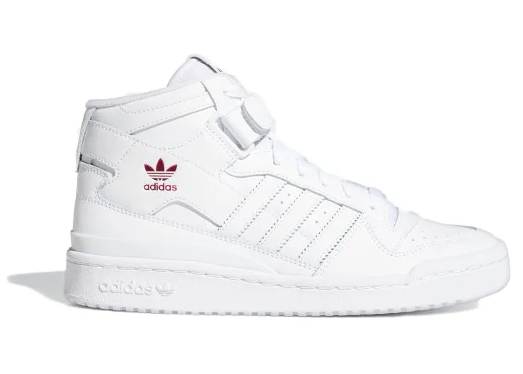 Фото № 1 с приближением к товару «‎adidas Forum Mid White Shock Pink »