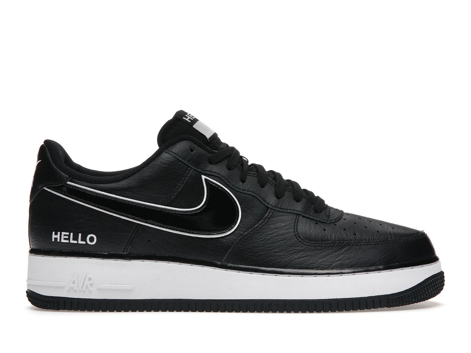 Фото № 1 с приближением к товару «‎Nike Air Force 1 Low 07 LX Hello Black»