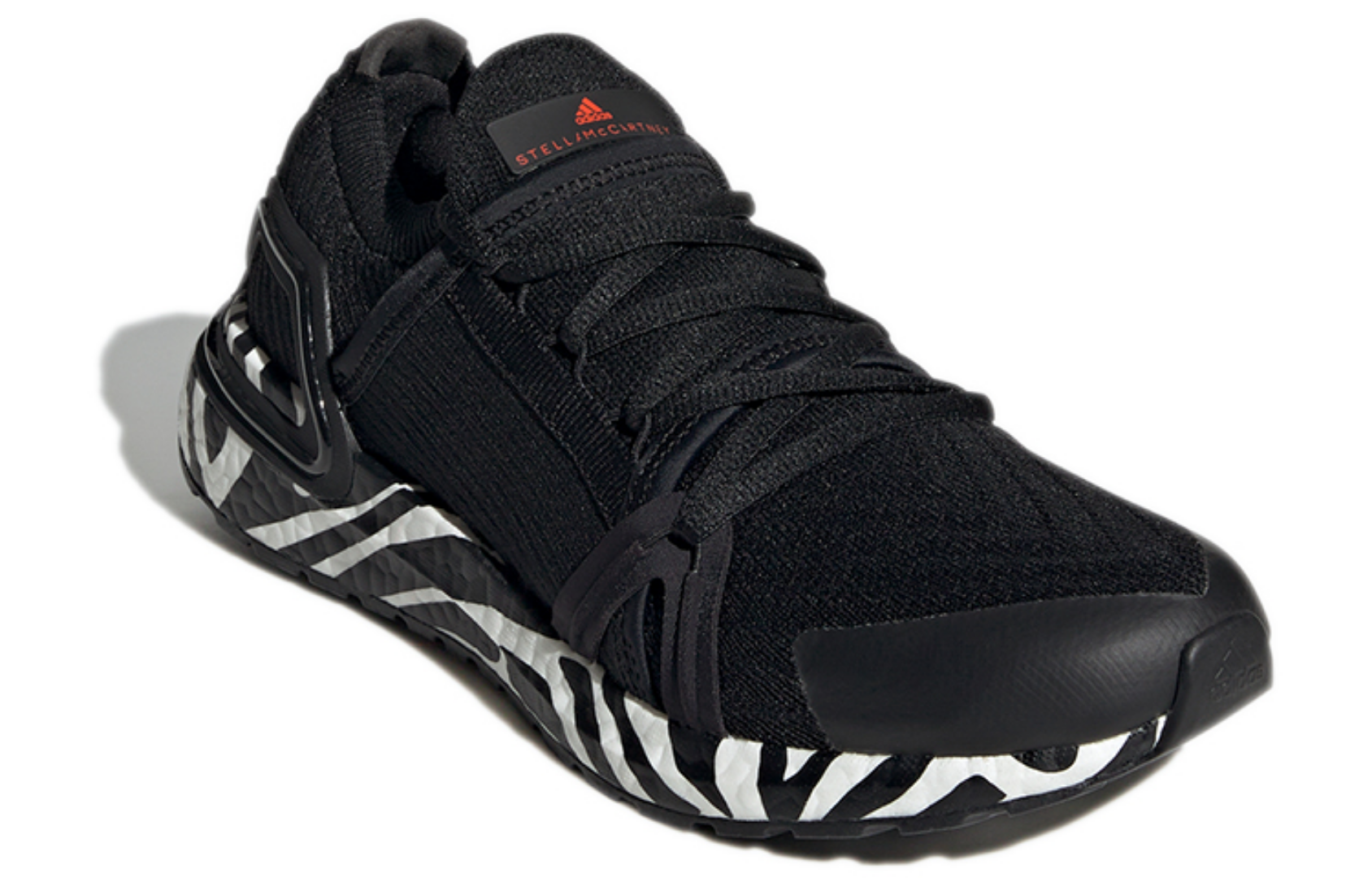 Фото № 3 с приближением к товару «‎Stella McCartney x adidas Ultraboost 20 Graphic Running Shoes Wmns BlackWhite»