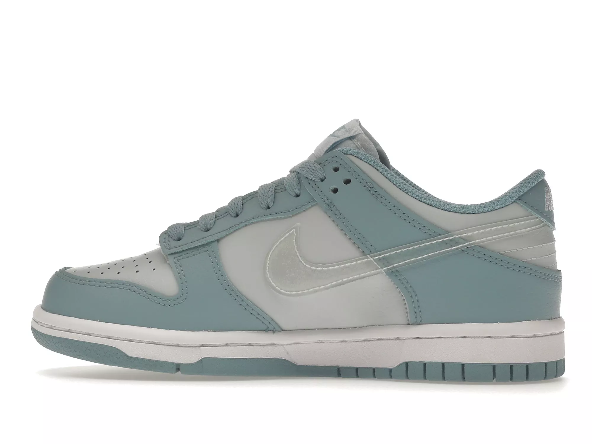Фото № 5 с приближением к товару «‎Nike Dunk Low Clear Blue Swoosh »