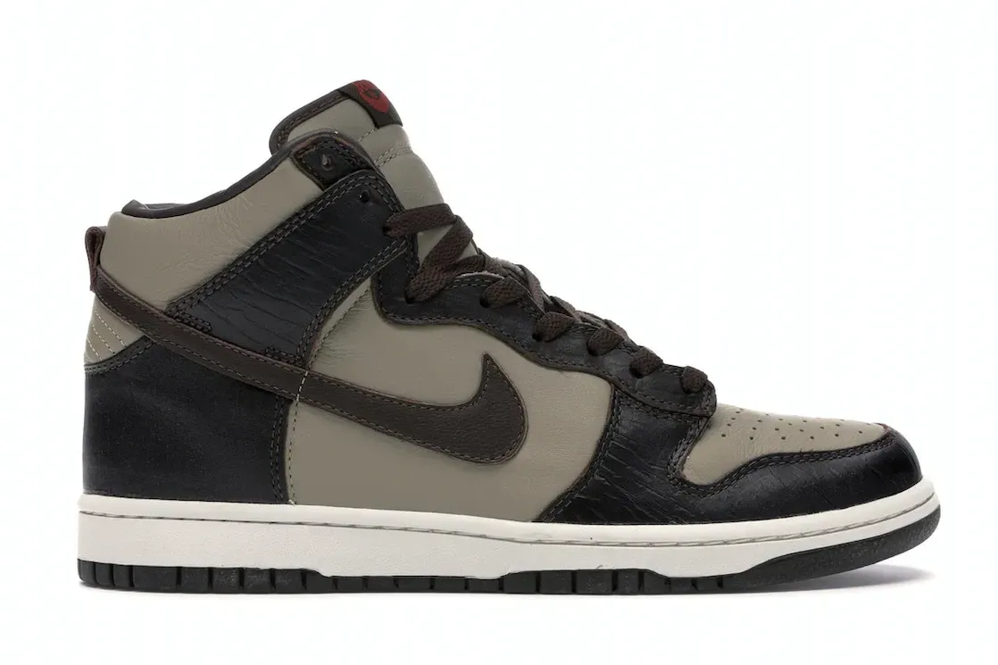 Фото № 1 с приближением к товару «‎Nike Dunk High Khaki Baroque Brown»