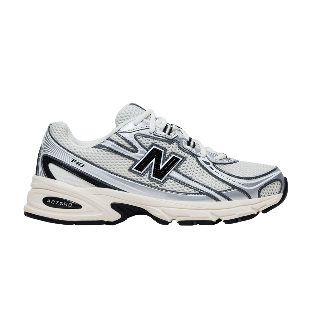 New Balance 740 Sea Salt Black Silver Metallic