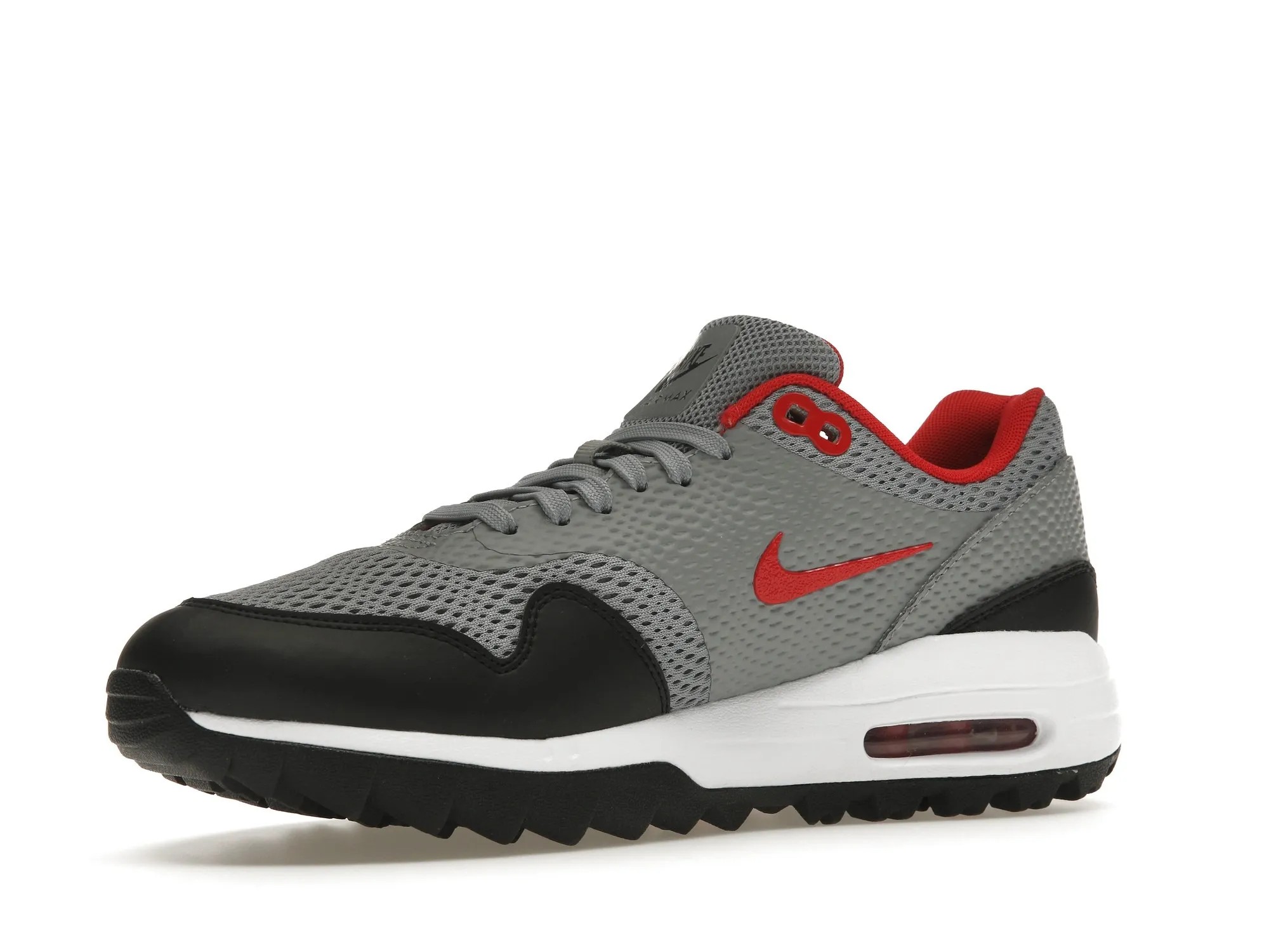 Фото № 2 с приближением к товару «‎Nike Air Max 1 Golf Particle Grey Red»