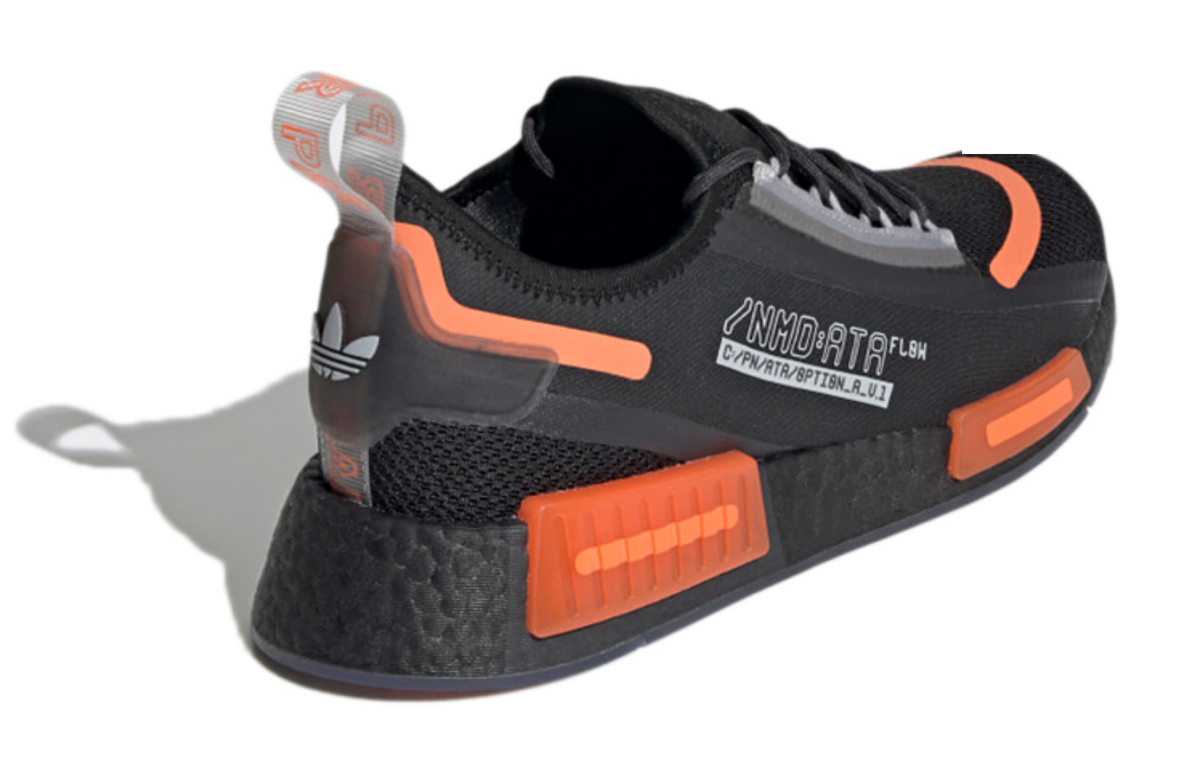 Фото № 4 с приближением к товару «‎adidas originals NMDR1 Spectoo 'Black Team Solar Orange'»