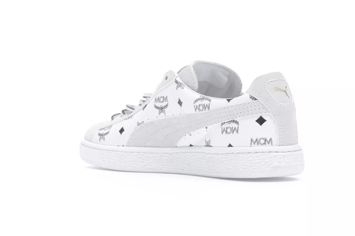 Фото № 2 с приближением к товару «‎Puma Suede Classic MCM (White)»