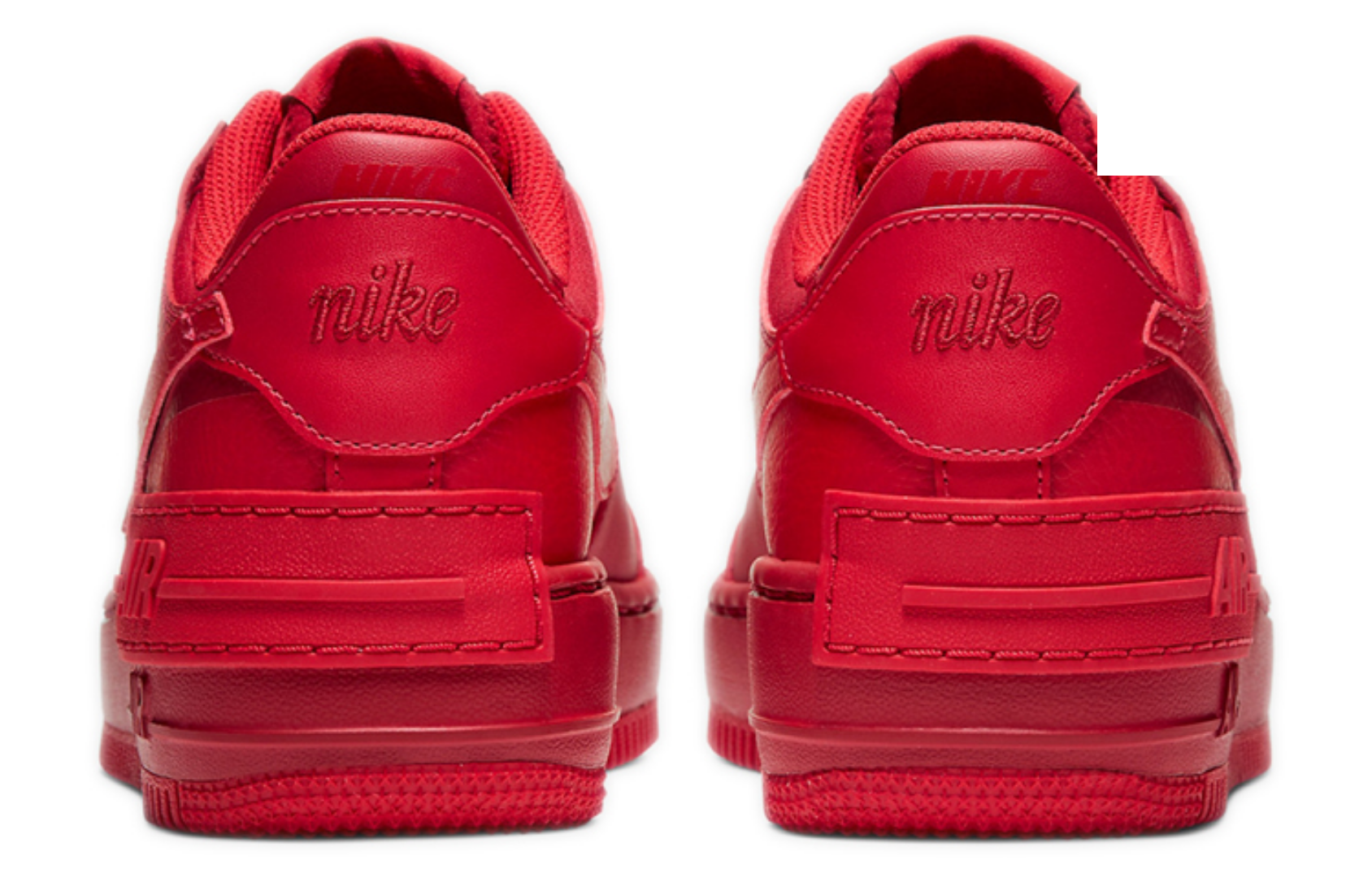 Фото № 4 с приближением к товару «‎Nike Wmns Air Force 1 Shadow 'Triple Red'»