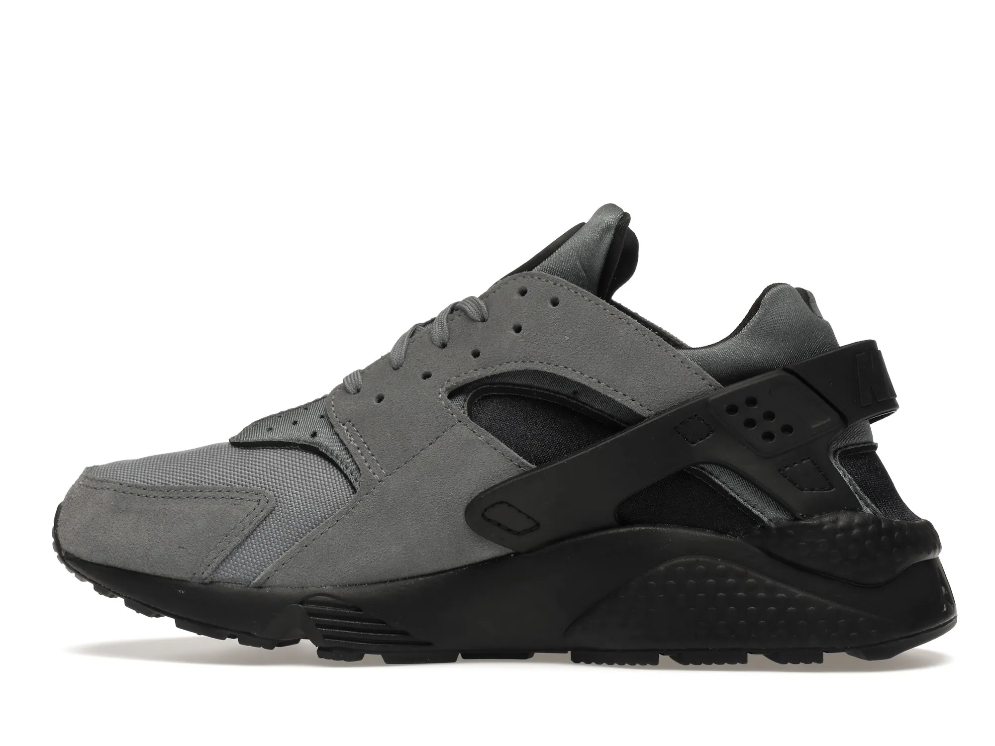 Фото № 6 с приближением к товару «‎Nike Air Huarache Grey Suede Laser Blue»