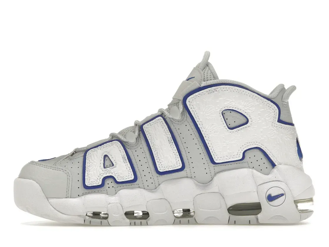 Фото № 3 с приближением к товару «‎Nike Air More Uptempo Embossed White Royal Blue»