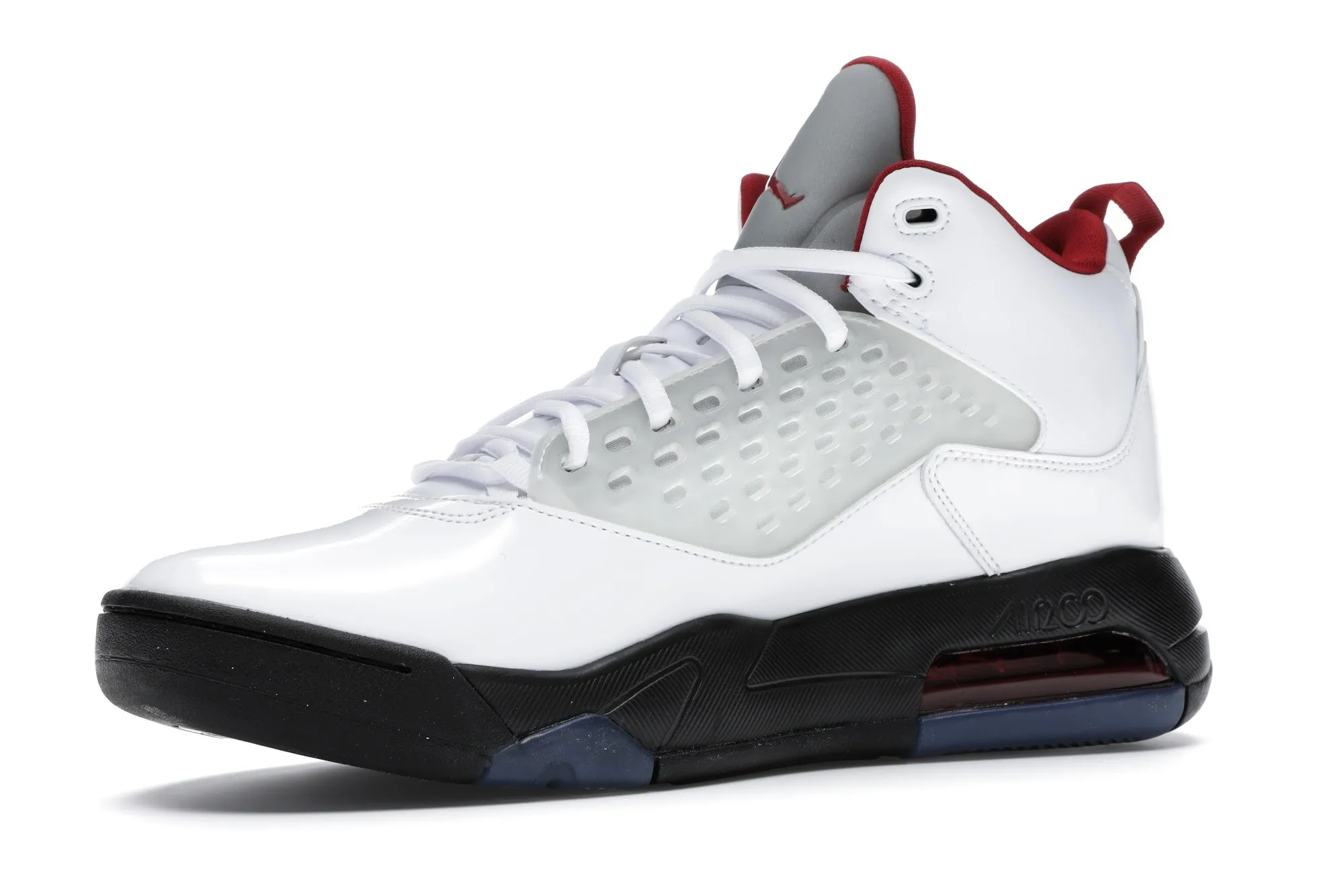 Фото № 6 с приближением к товару «‎Jordan Maxin 200 White Black Gym Red»