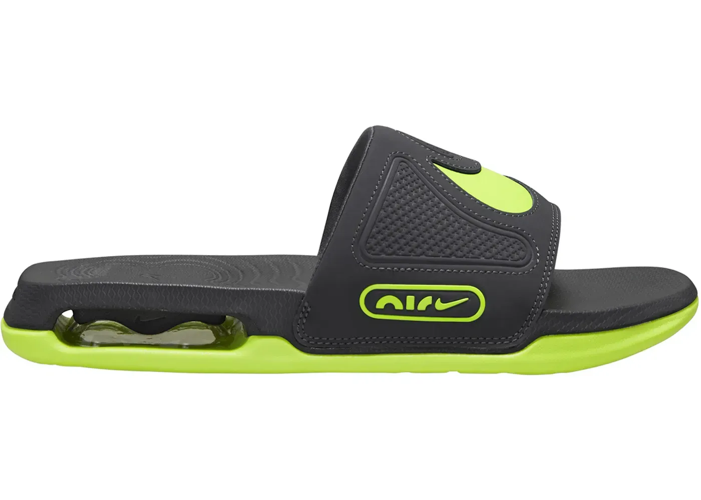 Nike Air Max Cirro Slide Dark Grey Volt