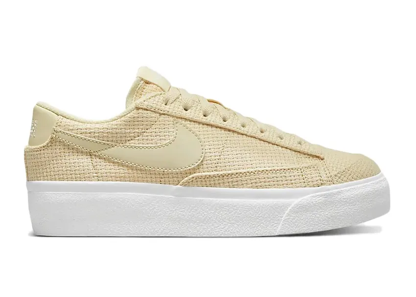 Фото № 1 с приближением к товару «‎Nike Blazer Low Platform Woven Fossil »