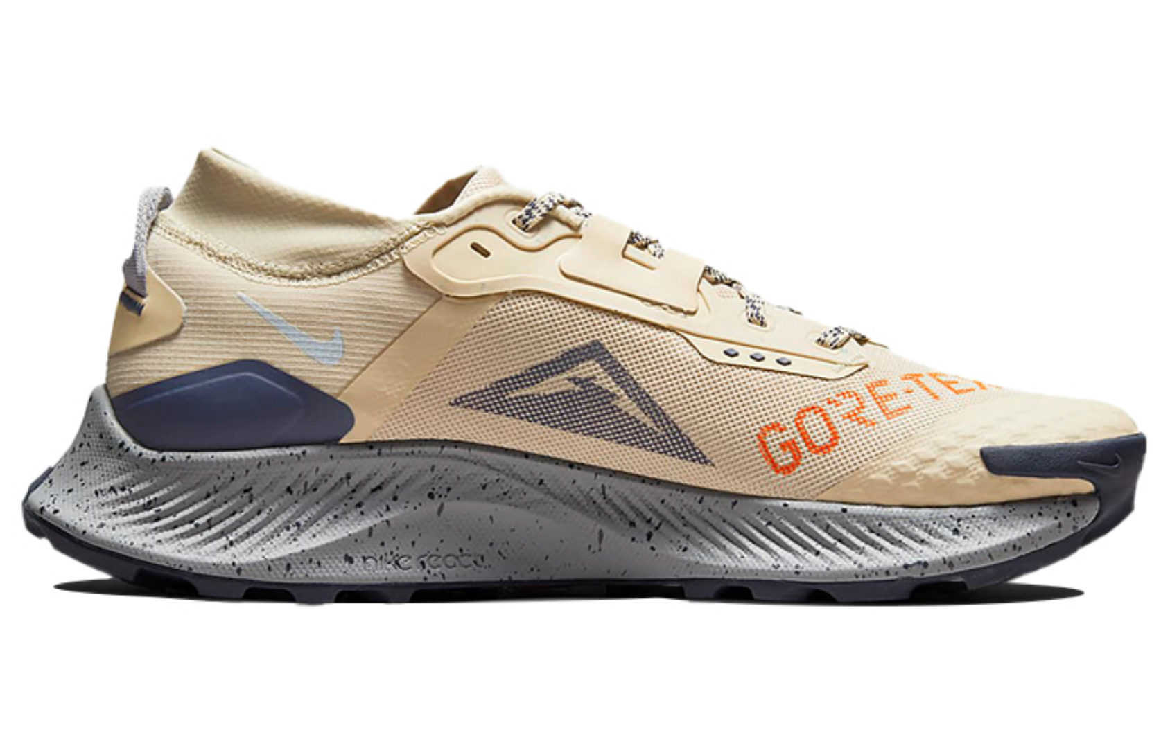 Фото № 2 с приближением к товару «‎Nike Zoom Pegasus Trail 3 GTX Low-Top Running Shoes Rattan Yellow»