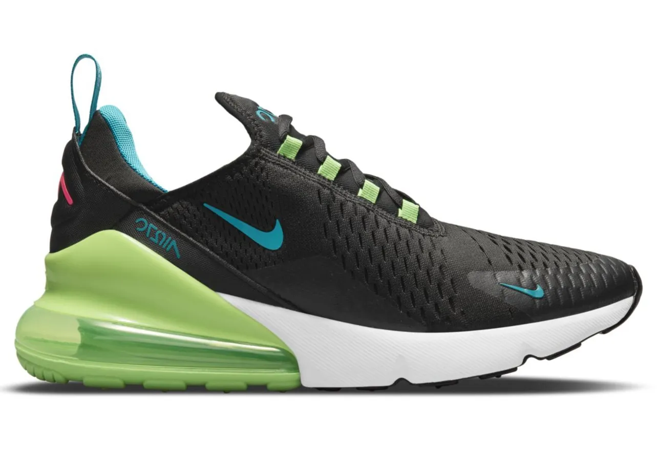 Фото № 1 с приближением к товару «‎Nike Air Max 270 Black Green Strike»