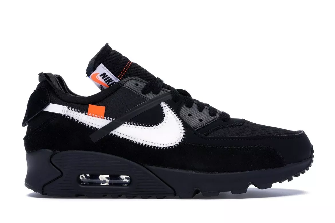 Фото № 1 с приближением к товару «‎Nike Air Max 90 Off-White Black»