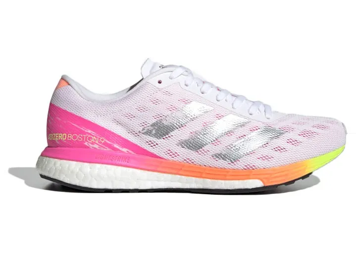 Фото № 1 с приближением к товару «‎adidas Adizero Boston 9 White Screaming Pink »