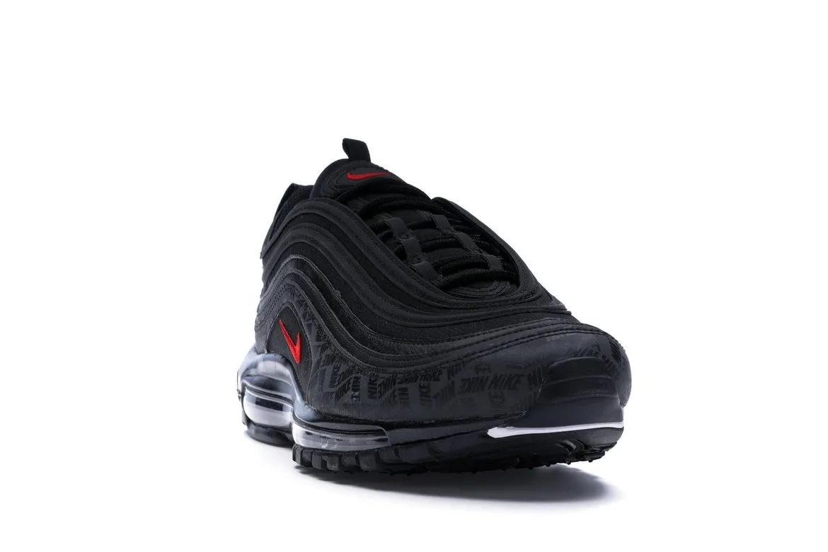 Фото № 3 с приближением к товару «‎Nike Air Max 97 All-Over Print Black Red»