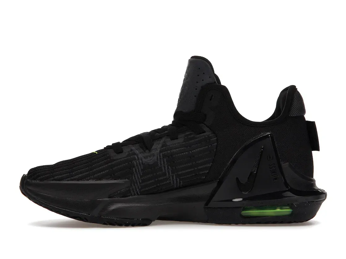 Фото № 3 с приближением к товару «‎Nike LeBron Witness 6 Black Fluorescent Yellow»