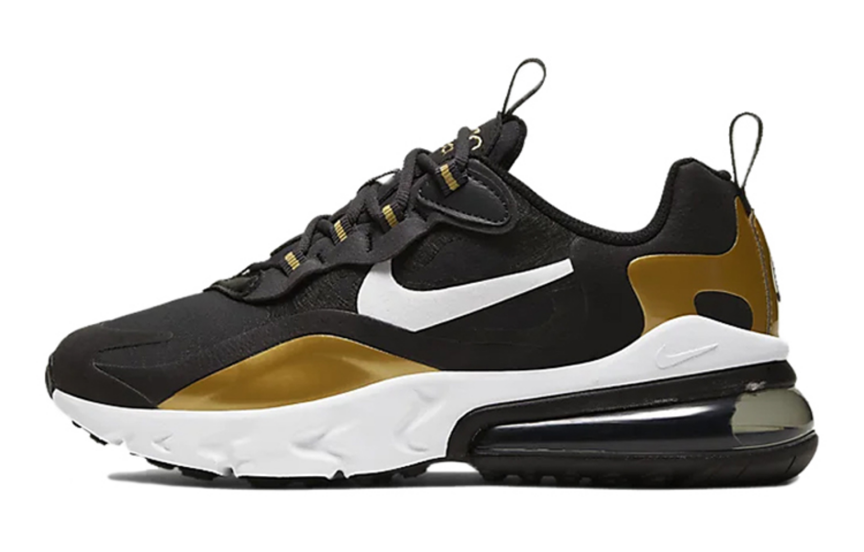 Фото № 1 с приближением к товару «‎Nike Air Max 270 React GS 'Metallic Gold'»