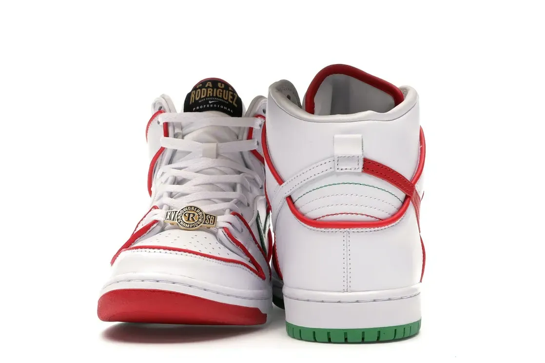 Фото № 4 с приближением к товару «‎Nike SB Dunk High Paul Rodriguez Mexico»