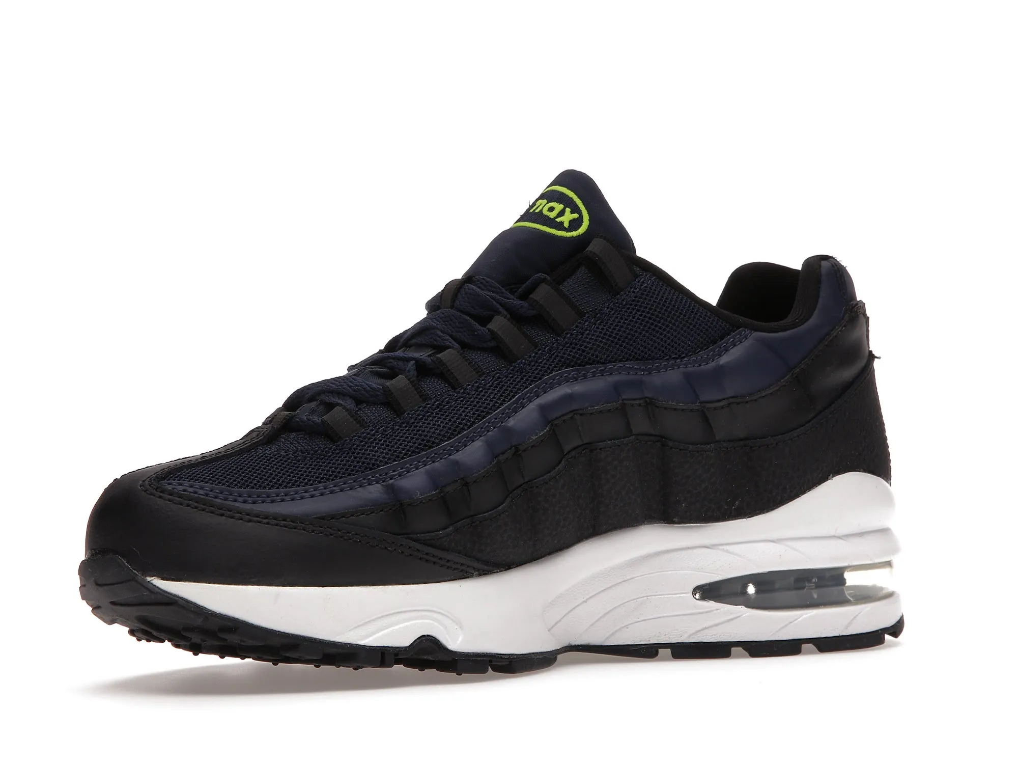 Фото № 3 с приближением к товару «‎Nike Air Max 95 Black Midnight Navy »