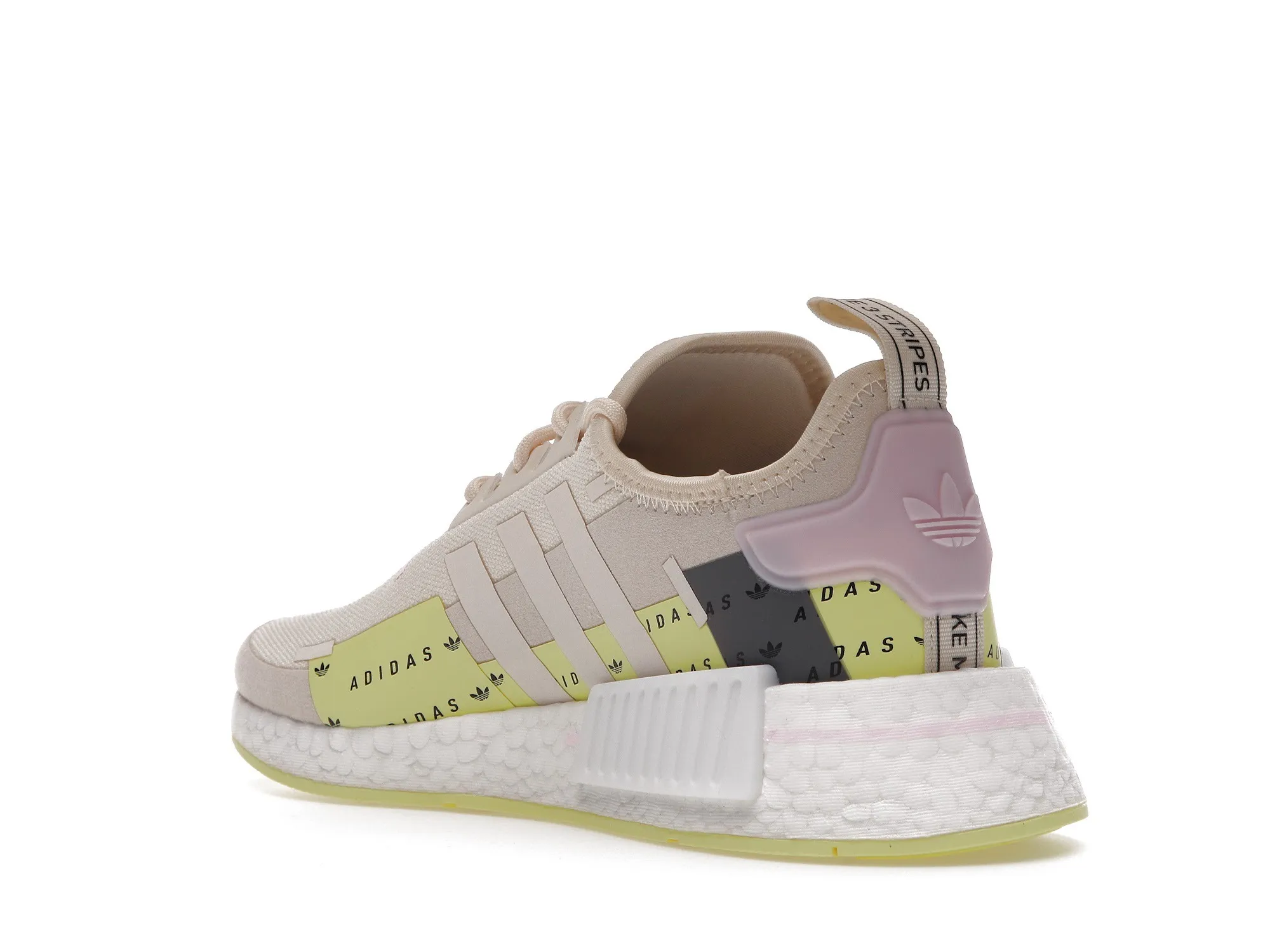 Фото № 5 с приближением к товару «‎adidas NMD R1 Wonder White Pulse Yellow Pink »