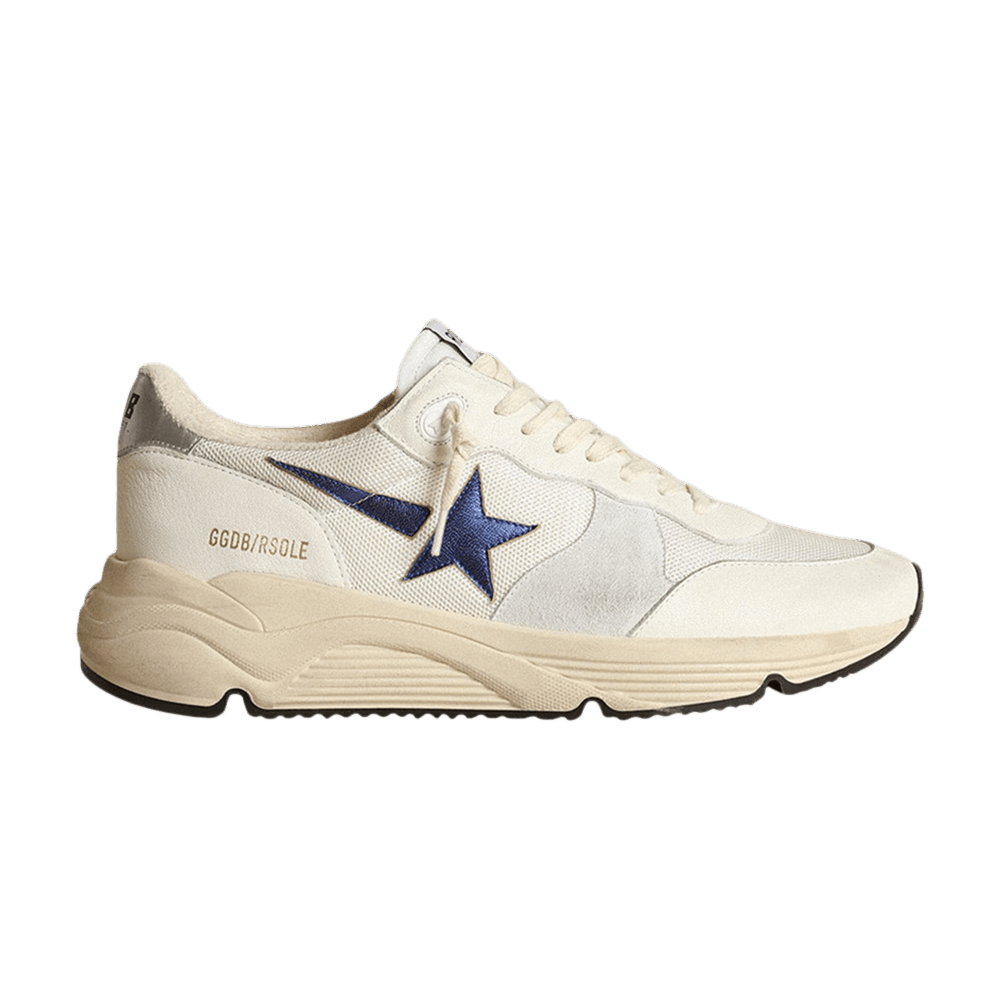 Golden Goose Running Sole White Blue