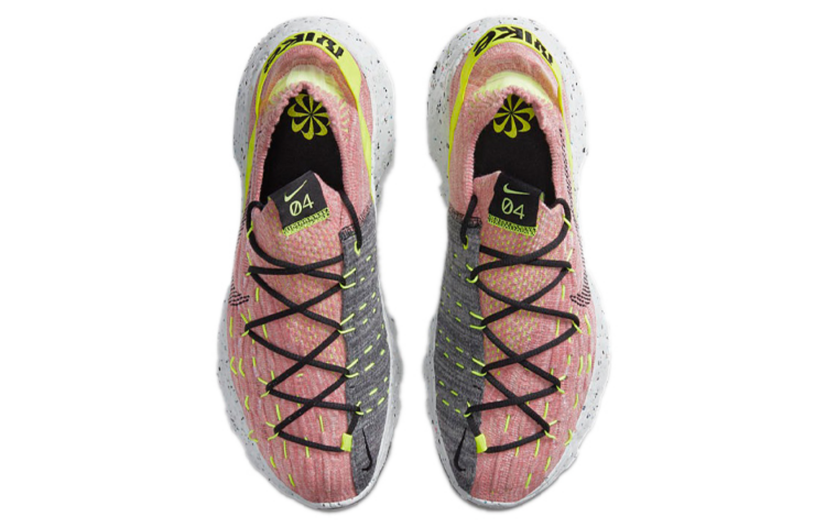Фото № 4 с приближением к товару «‎Nike Space Hippie 04 PinkWhite»