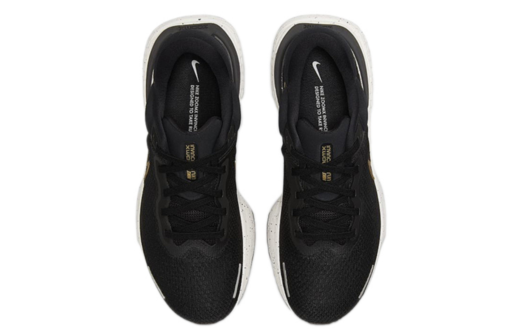Фото № 4 с приближением к товару «‎Nike ZoomX Invincible Run Flyknit Running Shoes Black»