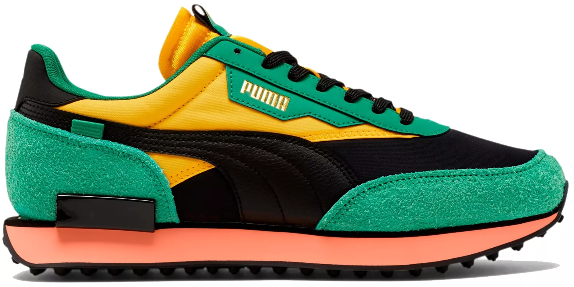 Фото № 1 с приближением к товару «‎Puma Future Rider Game On Black Green Yellow»