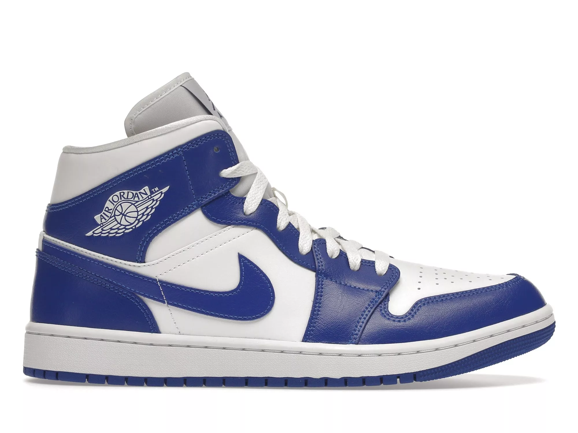 Фото № 1 с приближением к товару «‎Jordan 1 Mid Kentucky Blue »