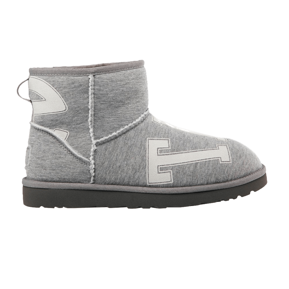 Telfar x UGG Fleece Mini Boot Heather Grey