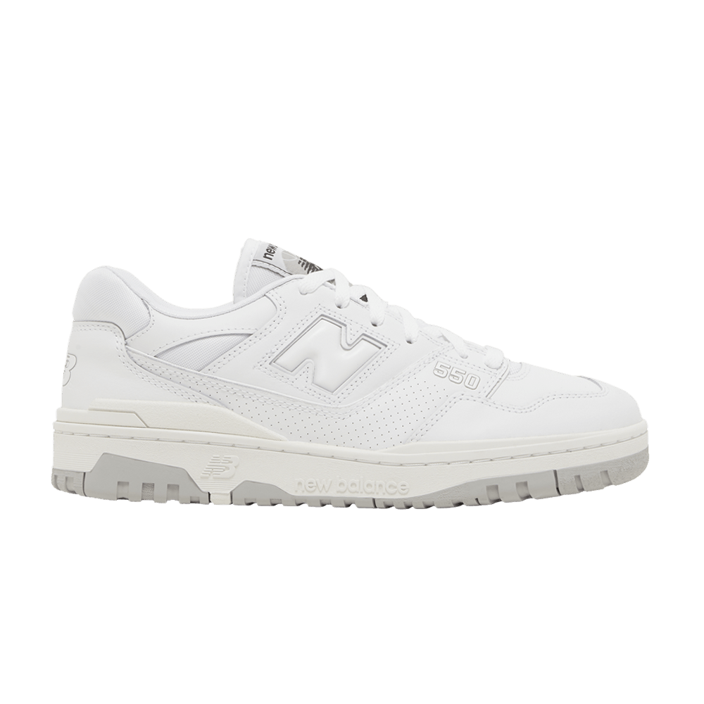New Balance 550 2E Wide White Grey