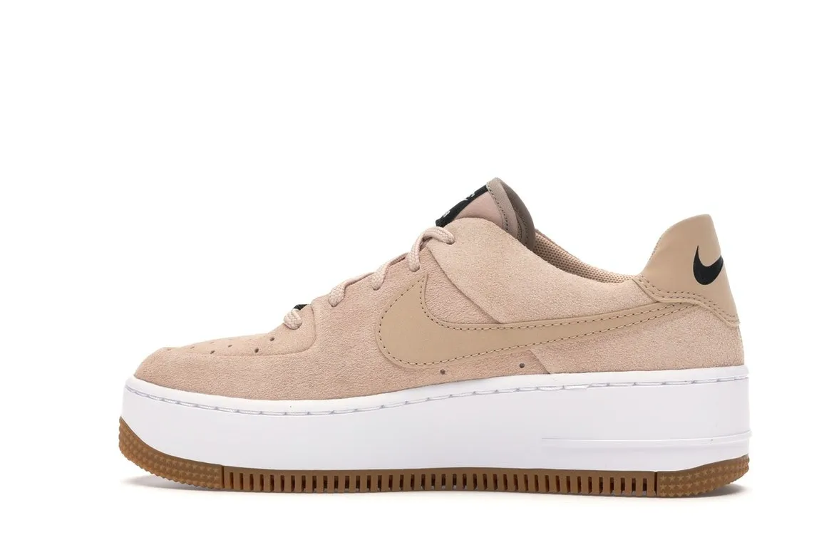Фото № 5 с приближением к товару «‎Nike Air Force Sage Low Beige Suede »