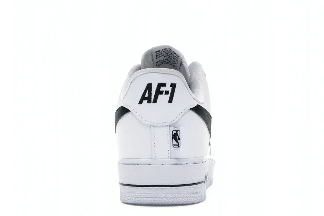 Фото № 4 с приближением к товару «‎Nike Air Force 1 Low NBA White Black»