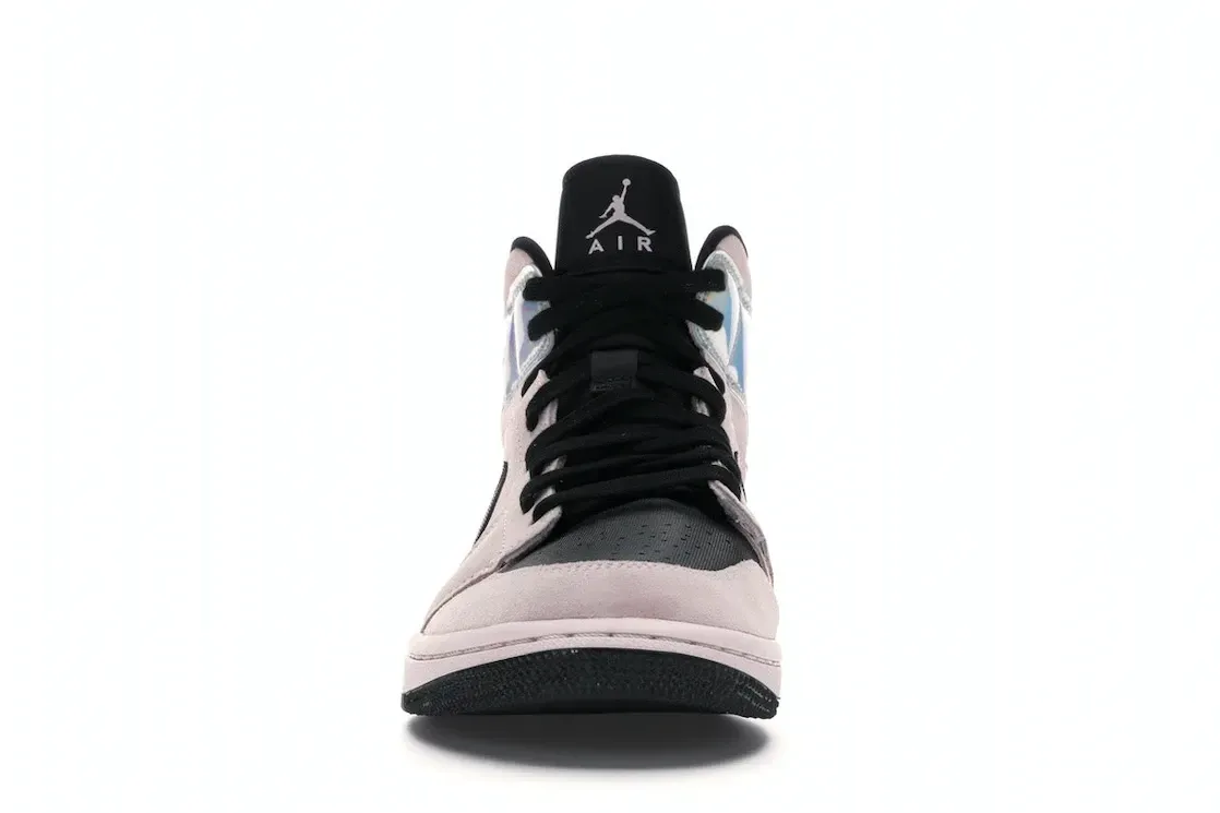 Фото № 2 с приближением к товару «‎Jordan 1 Mid Dirty Powder Iridescent »