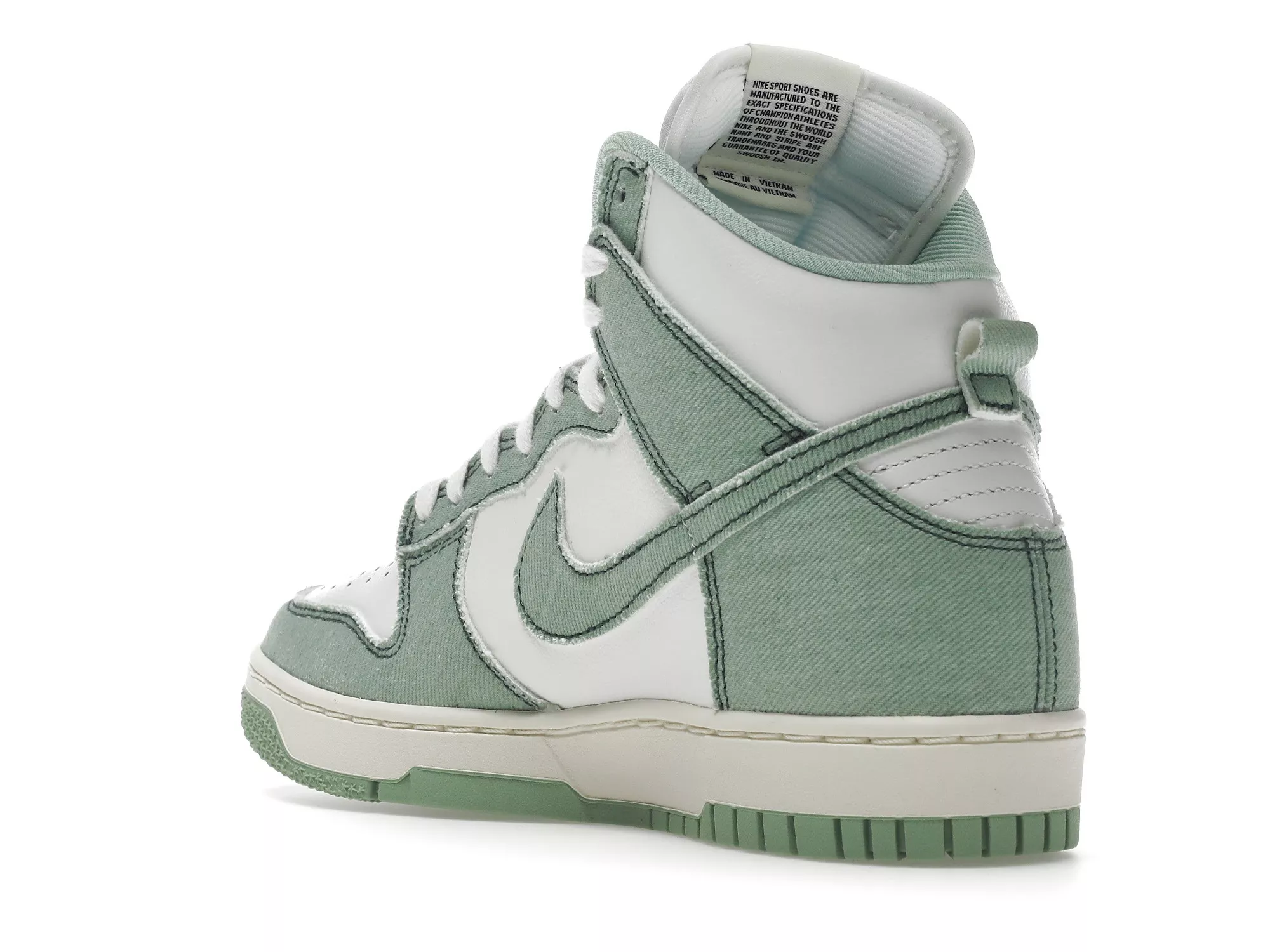 Фото № 2 с приближением к товару «‎Nike Dunk High 1985 Enamel Green Denim »