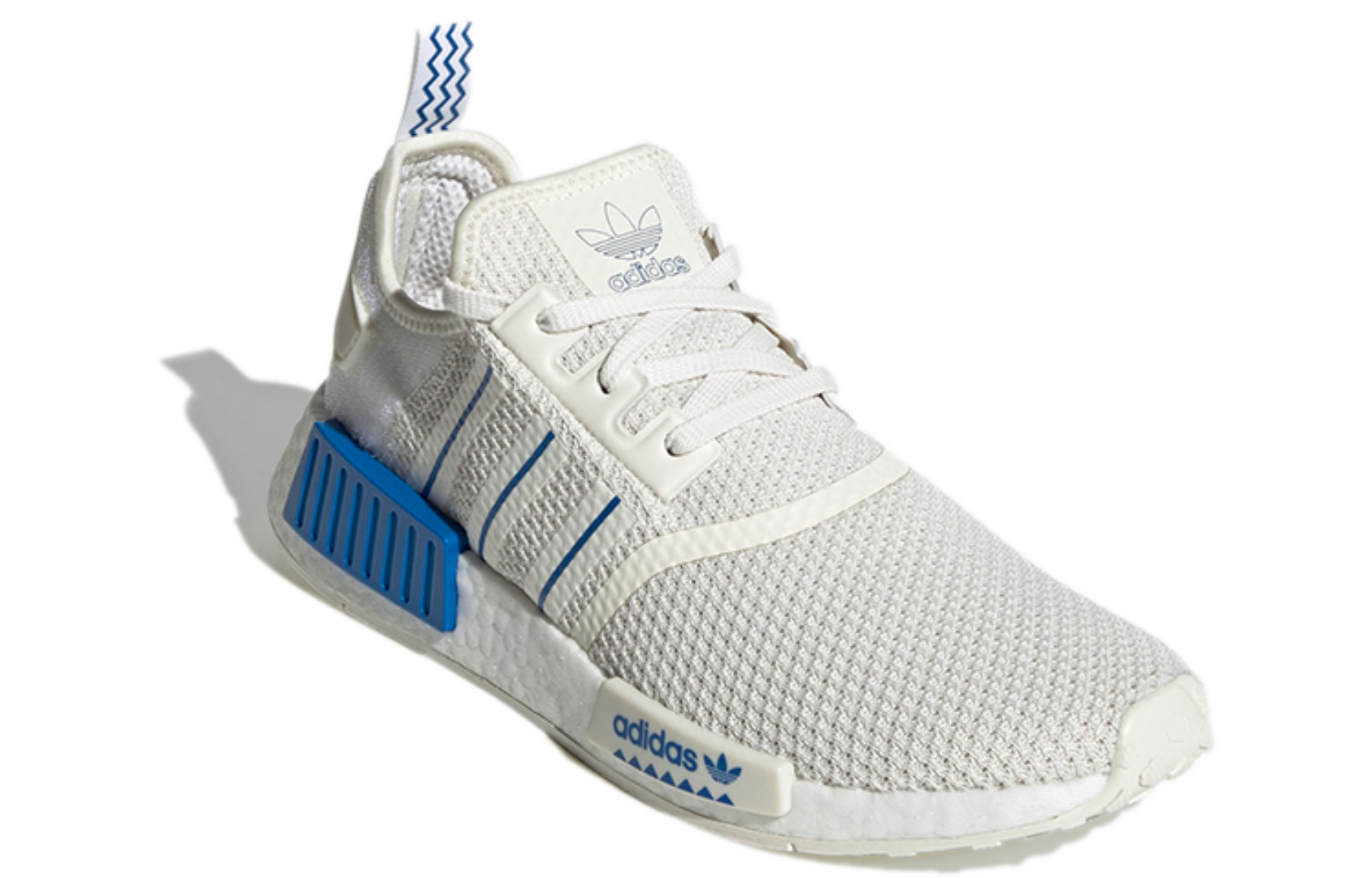 Фото № 3 с приближением к товару «‎adidas originals NMDR1 Light Running Shoes WhiteBlue»