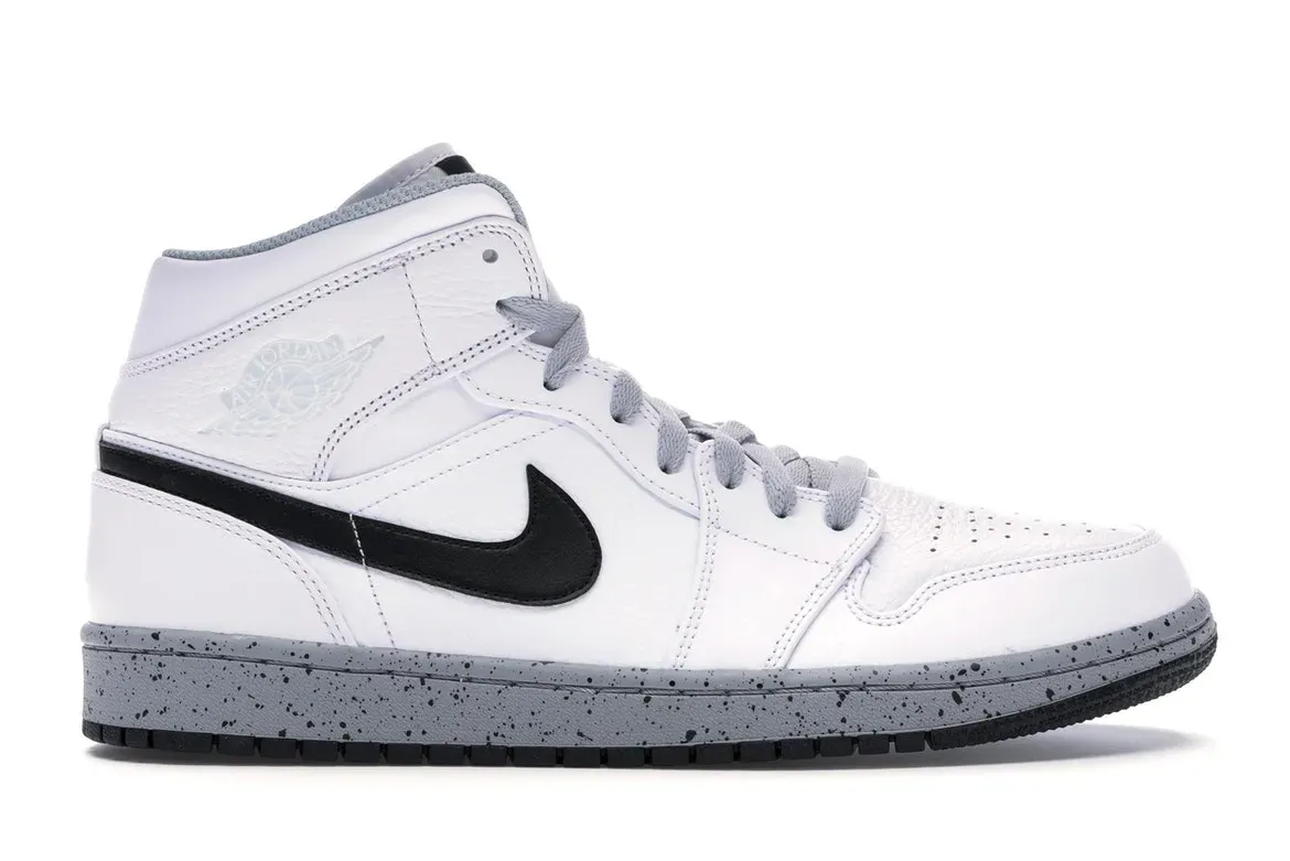 Фото № 1 с приближением к товару «‎Jordan 1 Mid White Cement»