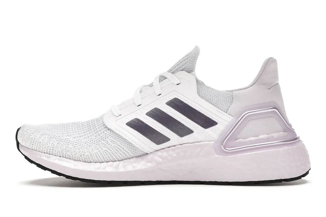 Фото № 3 с приближением к товару «‎adidas Ultra Boost 20 White Tech Purple »