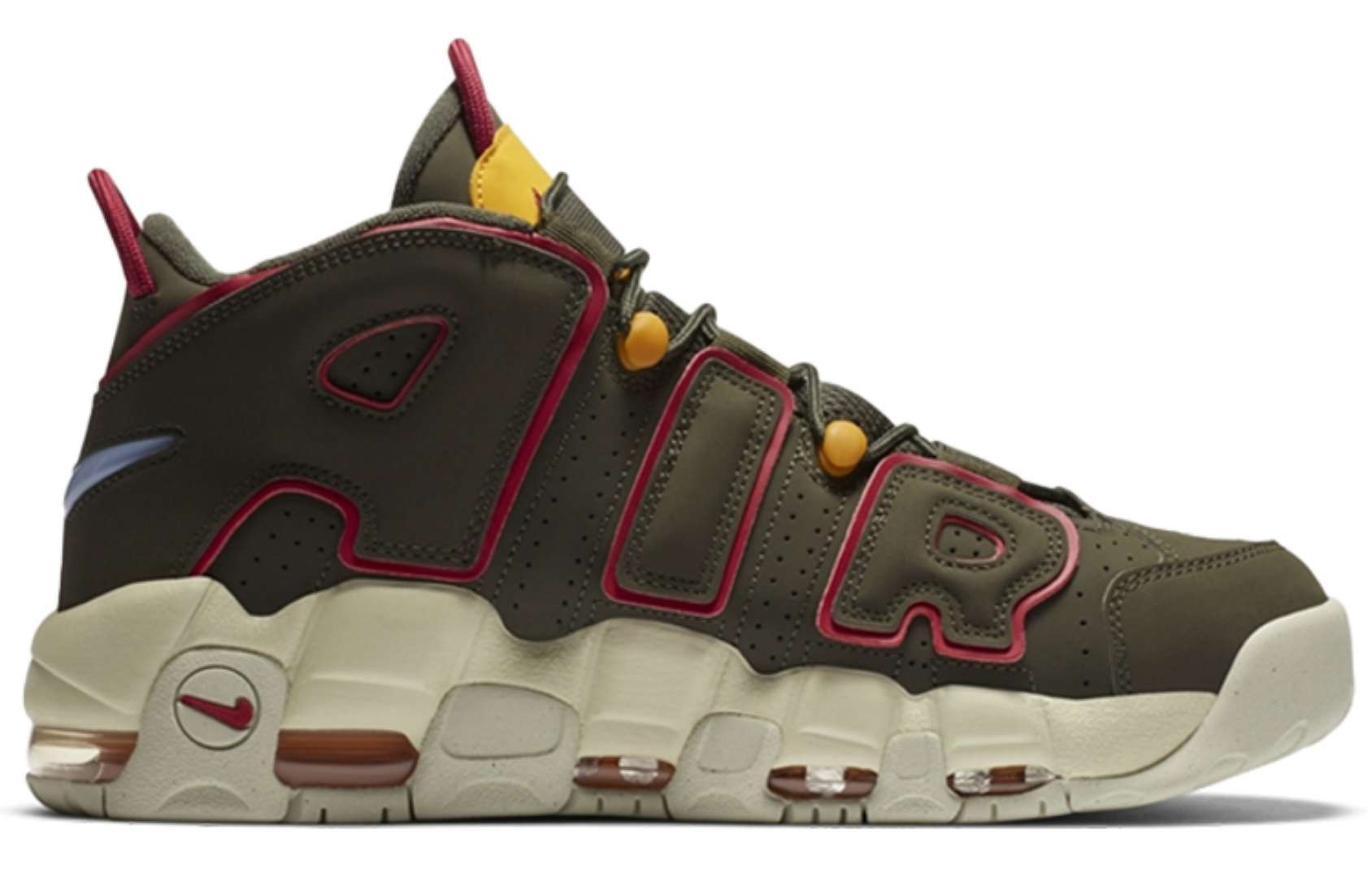 Фото № 2 с приближением к товару «‎Nike Air More Uptempo 'Cargo Khaki'»