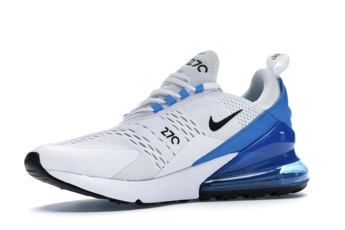Фото № 4 с приближением к товару «‎Nike Air Max 270 White Black Photo Blue»