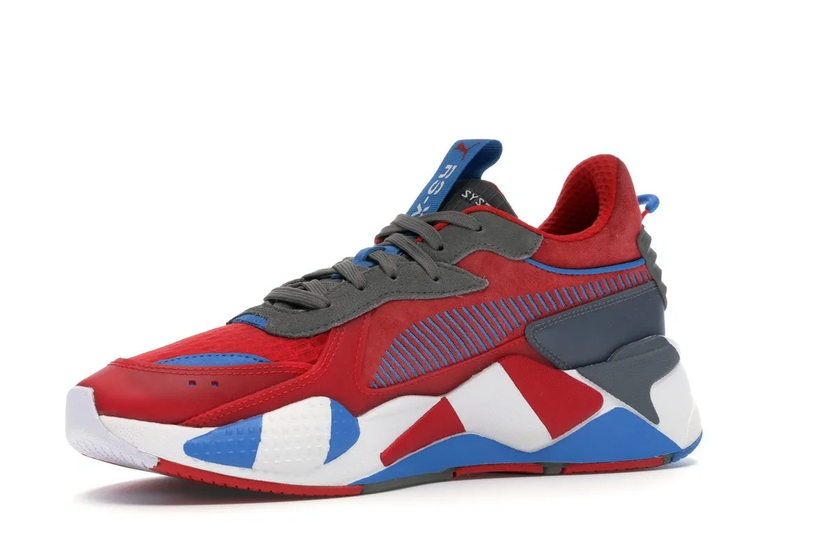 Фото № 2 с приближением к товару «‎Puma RS-X Retro Red Grey Indigo»