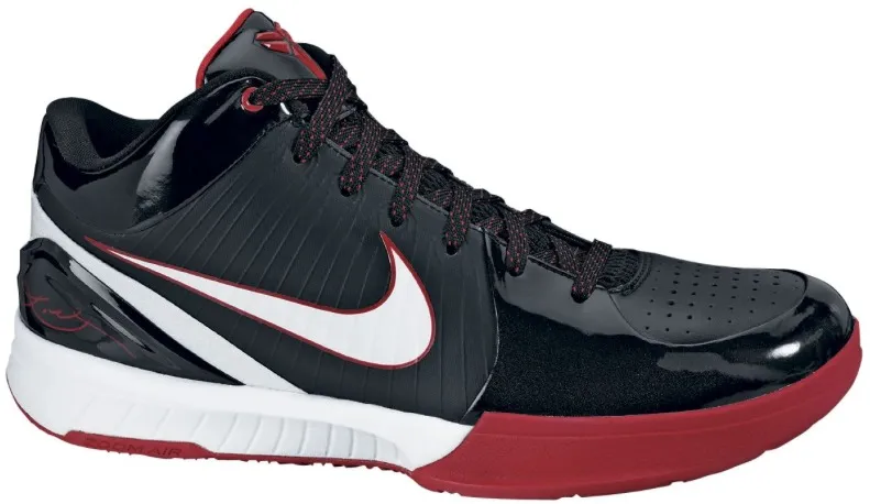 Фото № 1 с приближением к товару «‎Nike Kobe 4 Black White Varsity Red»