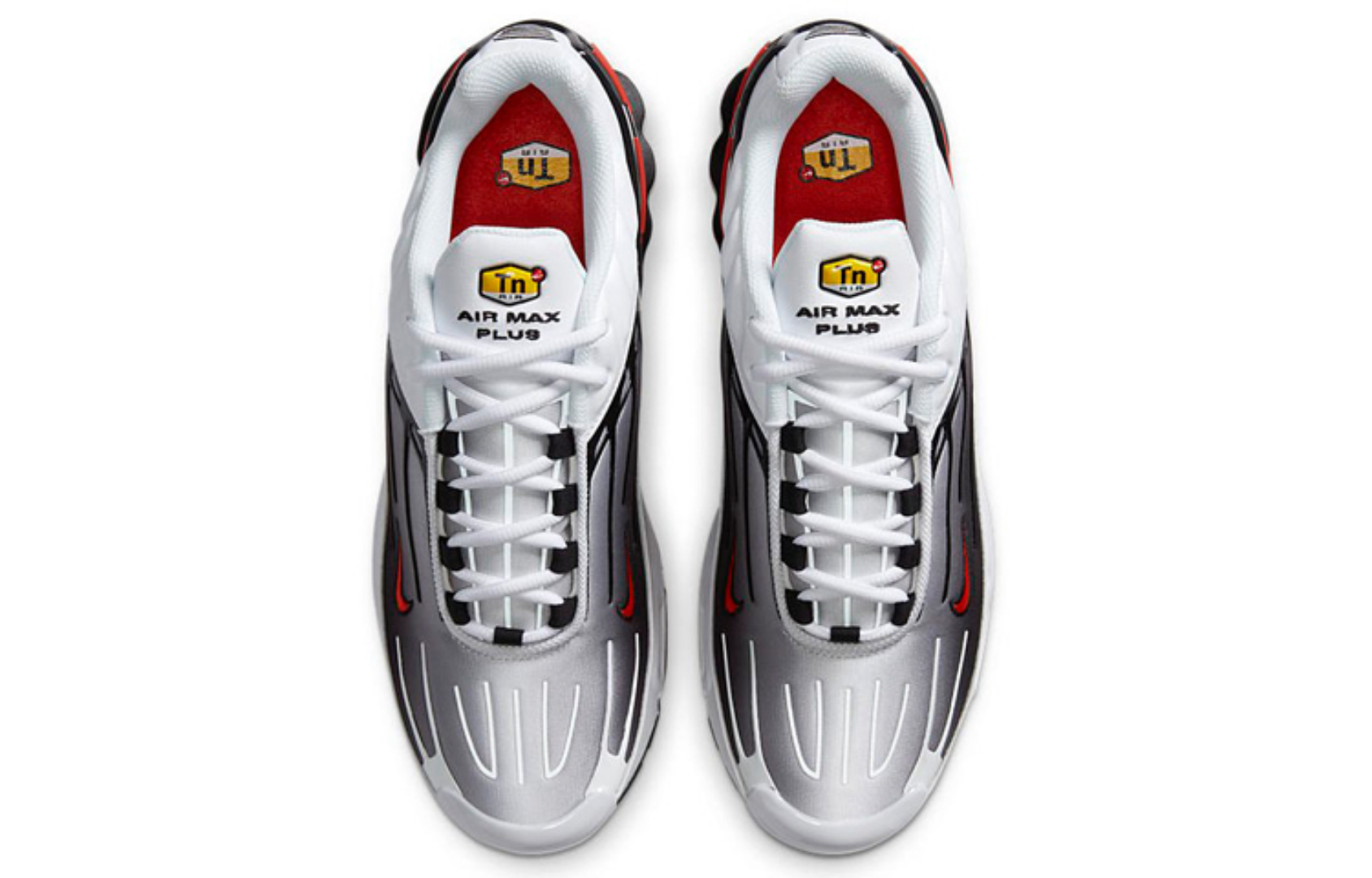 Фото № 4 с приближением к товару «‎Nike Air Max Plus 3 WhiteBlackRed»
